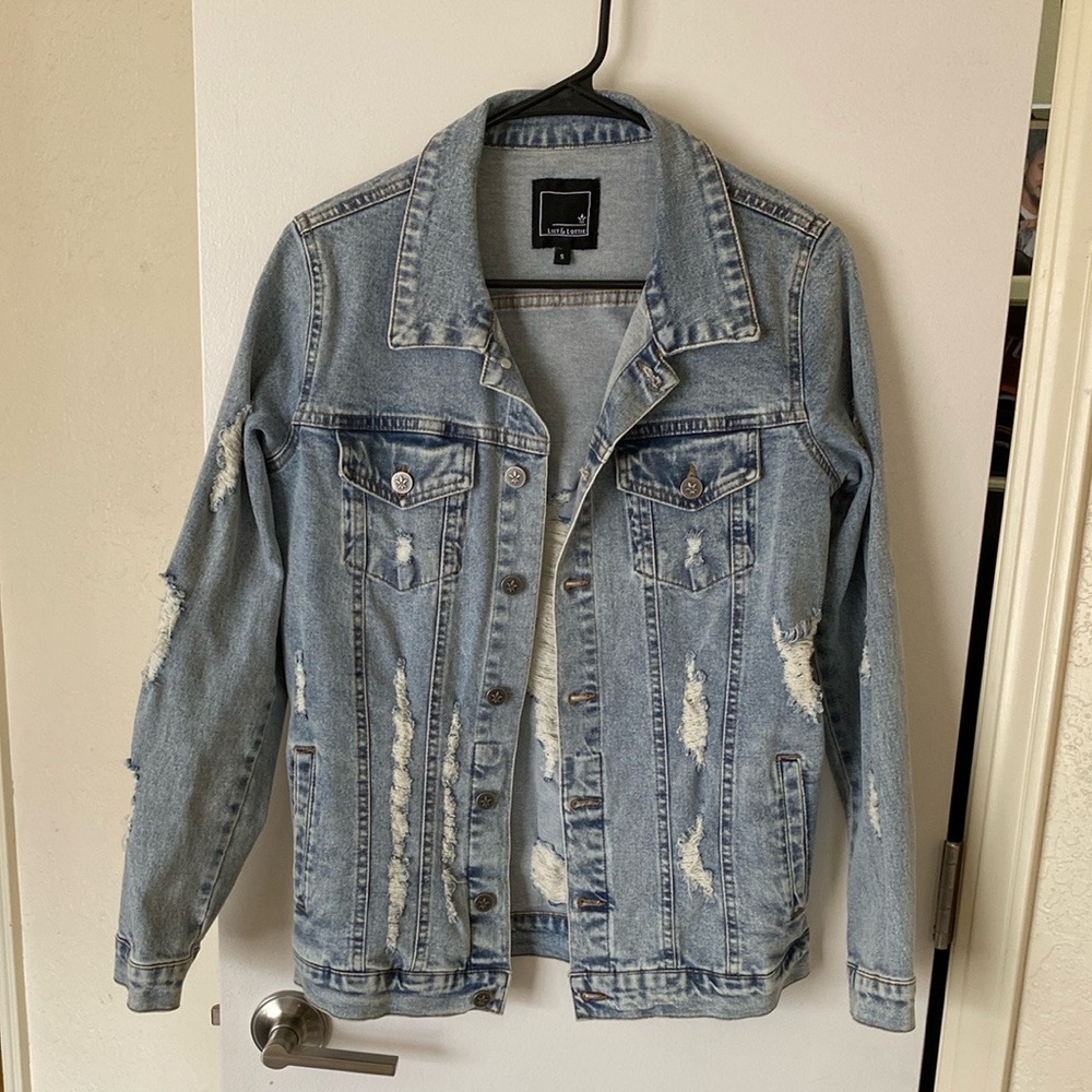 Distressed Denim Jacket